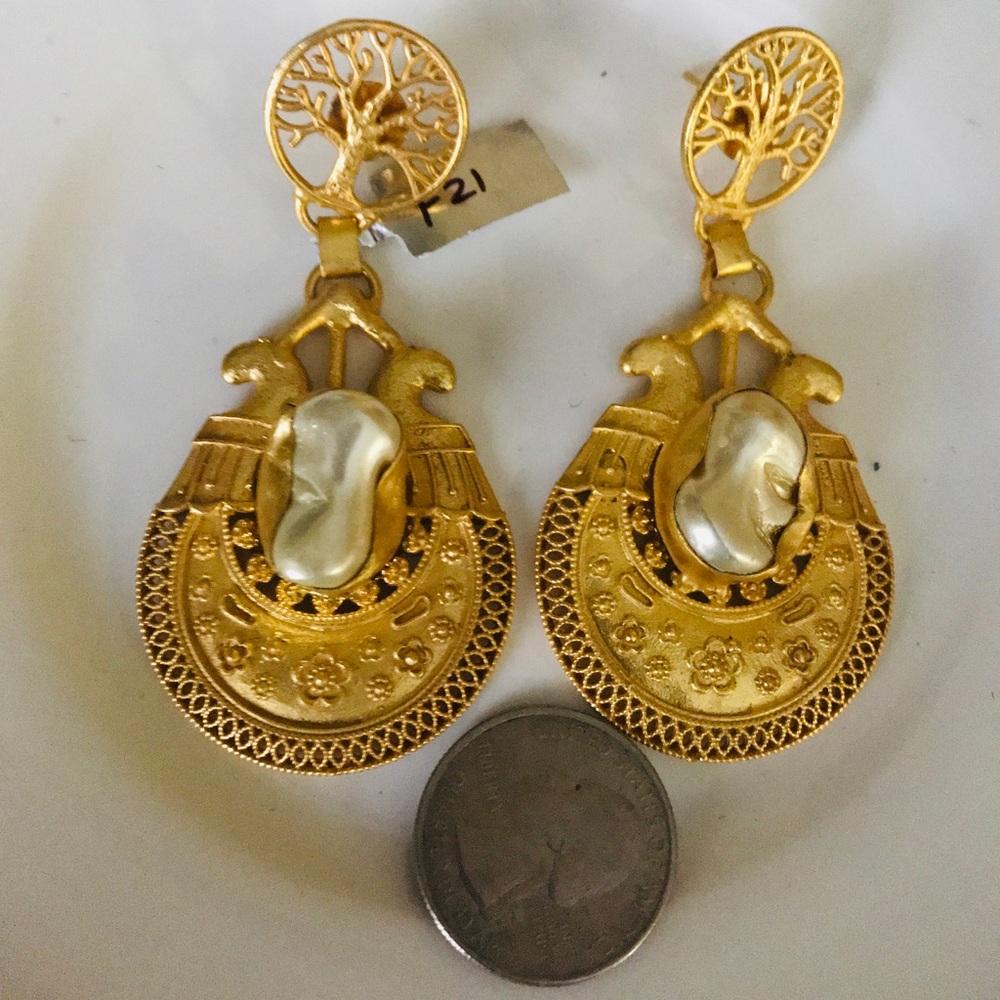 Pearl earrings - Picture 3 of 7